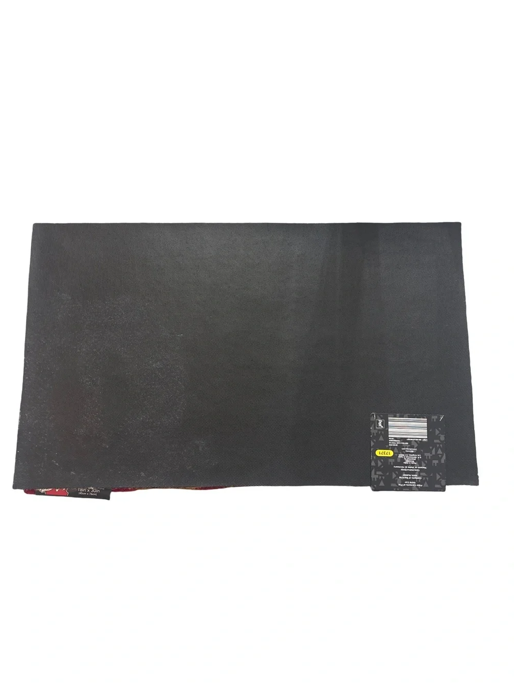 New Disney Mickey Mouse Hello Doormat Brown Black Red White 18x30 Outdoor Mat